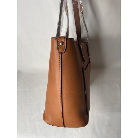 Mondani Loren Large Tote Handbag Brown NWT - Picture 5 of 8